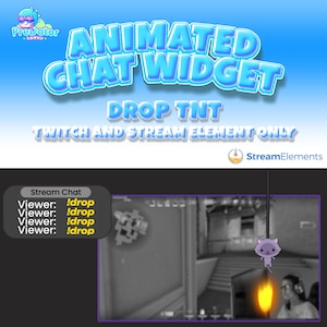 Twitch Chat Overlay - Easy Integration for Streamers -  Drop TNT Twitch Chat Widget