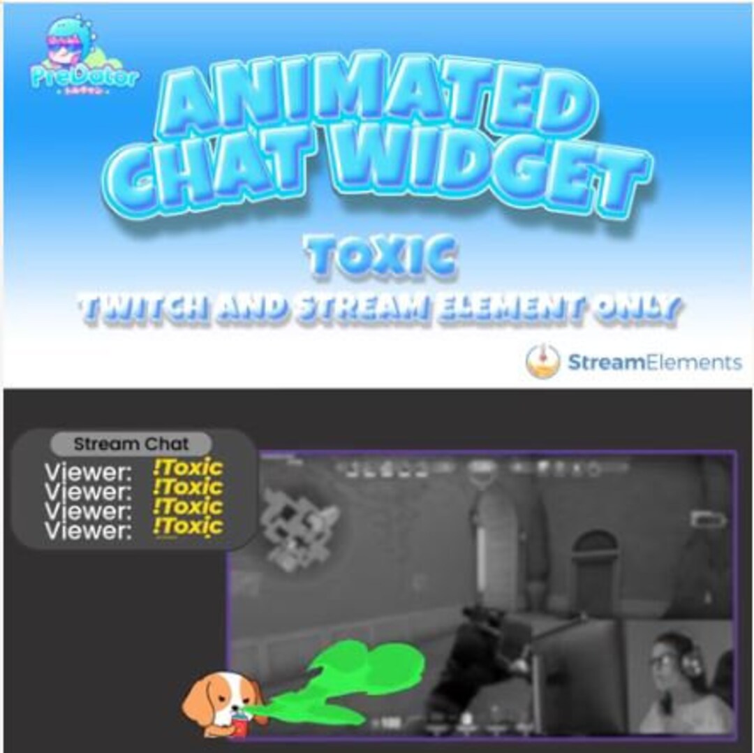 Ultimate Twitch Chat Widget - Dynamic Animation for Your Stream - Toxic ...