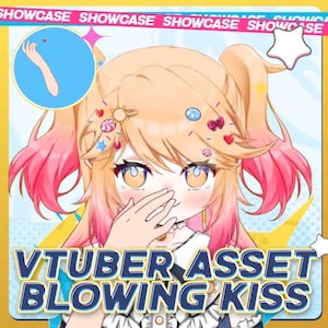 VTuber Asset | Blowing Kiss Hand Animation for Live2D Model | Vtuber Expression | Cute Vtuber | Hand Animation