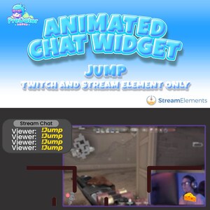 Superposición de chat de Twitch: integración sencilla para streamers - Widget de chat de Twitch con salto de mouse