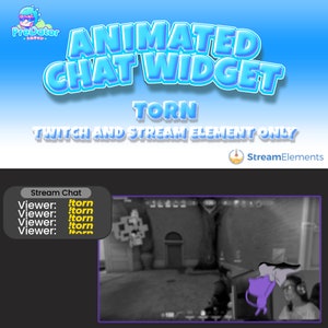 Widget de chat de Twitch Stream - Chat animado en tiempo real para streamers - Widget de chat roto