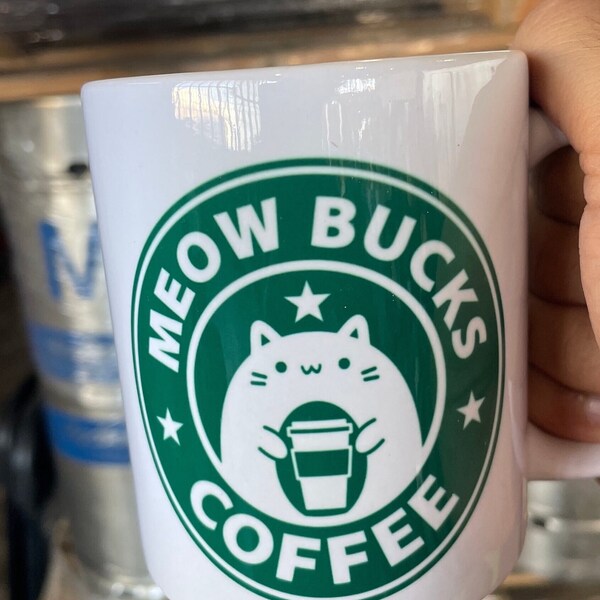Starbucks Cat Mug Etsy