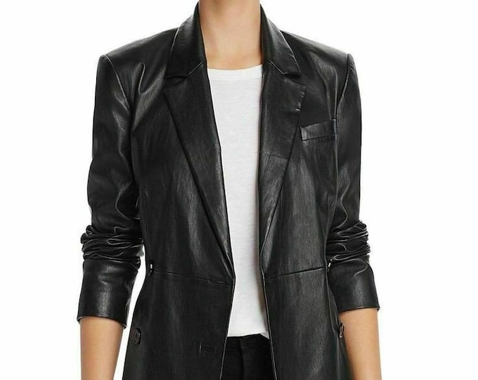 LEATHER MADAME BLAZER