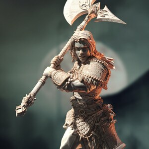 Ariana Grey Human Werewolf Barbarian D&D TTRPG Miniature - Etsy