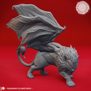 Manticore | TABLETOP SCALE | TTRPG Monster Miniature | Yasashii Kyojin Studio