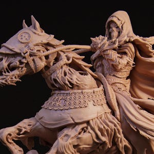 Four Horsemen, Death | Garage Resin Kit Statue | D&D TTRPG Fantasy Miniature | Nerikson