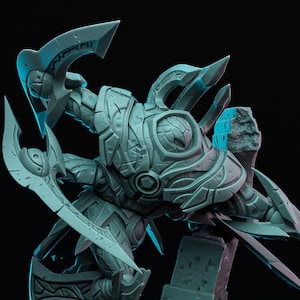 Warhorde Construct, Warforged Enemy | Mini or Bust | Monster Miniature Statue | Witchsong Miniatures