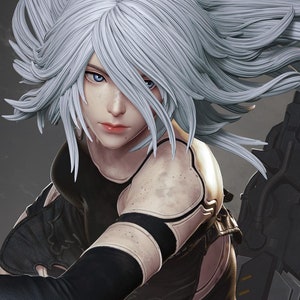1:10 UR-Rarity Unit No 2 | Resin Garage Kit Figure Game Fan Art | Nomnom Figures