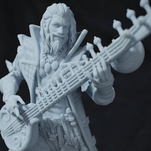 Uldon the Bard, Human Male | Tabletop or Display Scale | TTRPG D&D Miniature | Cripta Studios