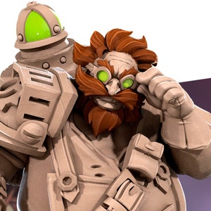 Dr. TNT, Artificer | Tabletop Scale | DnD TTRPG Miniature | Bite the Bullet