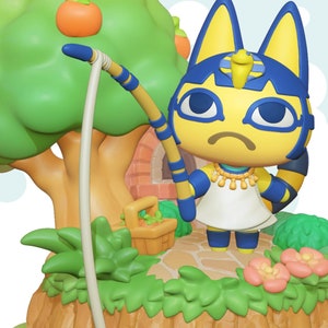 Chibi Ankh Neighbor | Resin Garage Kit Figure Game Fan Art | Nomnom Figures