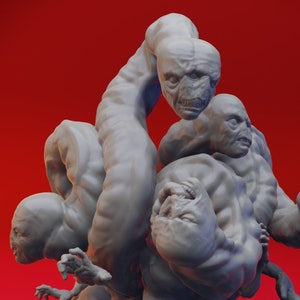False Hydra | Tabletop Scale | D&D Ttrpg Monster Miniature | Yasashii Kyojin Studio