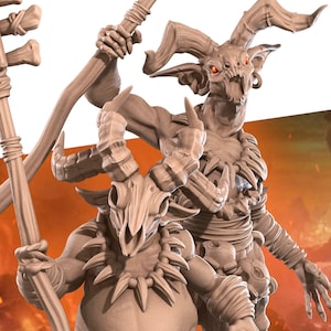Fallen Shaman | D&D TTRPG Miniature | Bite the Bullet