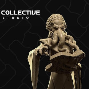Provecto, Mind Flayer, Eldritch Horror | Tabletop Gaming Mini or Display Figure | Collective Studio