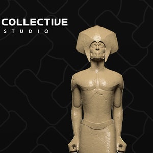 Pharaoh Statue | D&D Scatter Miniature | Collective Studio