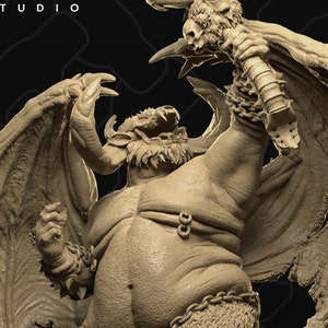 Orcus The Lord Of Bones, Demon Lord | D&D Tabletop Gaming Mini or Display Figure | Collective Studio