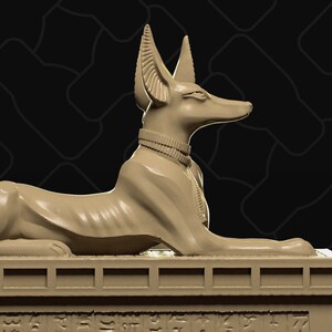 Jackal Sphynx | D&D Scatter Miniature | Collective Studio