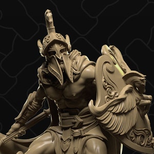 Maraad, Olympian Fighter, Spartan Warrior, Gladiator | Tabletop Gaming Miniature or Display Figure | Collective Studio