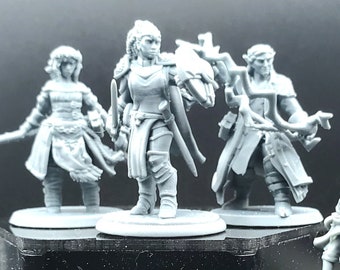Custom Miniature 3D Print Service: Custom Resin Player Character | 3D Print