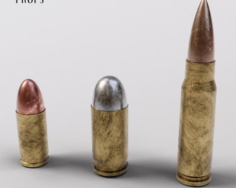 Moneda Bullet / Accesorios para juegos LARP TTRPG / Rompecabezas y accesorios / Impresión 3D