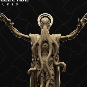 Prenuncio, Mind Flayer, Eldritch Horror | Tabletop Gaming Mini or Display Figure | Collective Studio