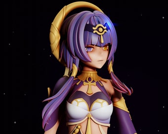 Candace | Resin Garage Kit Sculpture Anime Video Game Fan Art Statue | Gray World Corporation | 3D Print