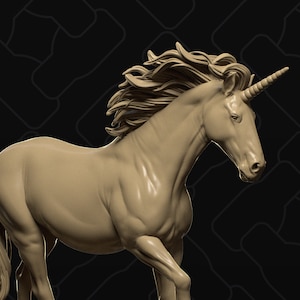Unicorn | Tabletop Gaming Mini or Display Figure | Collective Studio