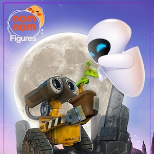 Chibi Robot Love Story | Resin Garage Kit Figure Movie Fan Art | Nomnom Figures