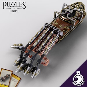 Clockwork Arm | TTRPG LARP Gaming Prop | Puzzles & Props