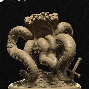 Mimic Treasure Chest | Tabletop Gaming Mini or Display Figure | Collective Studio