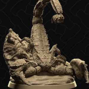 Giant Scorpion | Tabletop Gaming Mini or Display Figure | Collective Studio