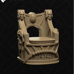 Pharaoh Throne | D&D Scatter Miniature | Collective Studio