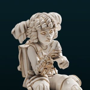 Gnome Artificer Engineer | D&D Ttrpg Miniature | Dnd Is A Woman | No Base