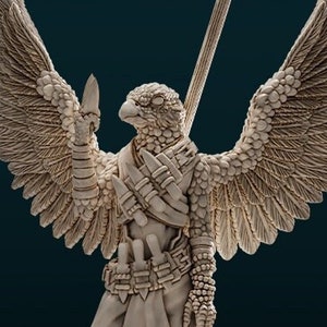 Aarakocra Monk | D&D Ttrpg Miniature | Dnd Is A Woman | No Base