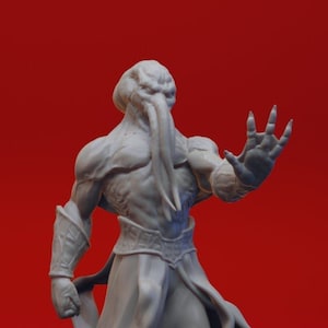 Mind Flayers | Tabletop Scale | D&D Ttrpg Monster Miniature | Yasashii Kyojin Studio