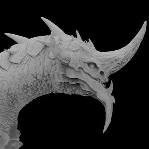 Scaledur the Great Horne | TABLETOP SCALE | TTRPG Monster Miniature | One Dragon Coin Miniatures