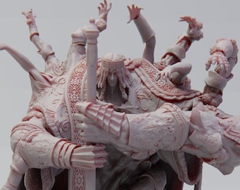 Grafted King | Tabletop Scale | D&D Ttrpg Miniature | Realsteone Miniatures | 3D Print