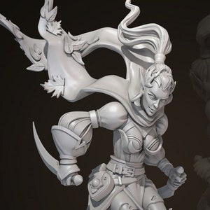Forest Elf | Tabletop Scale | D&D Ttrpg Miniature | Great Grimoire
