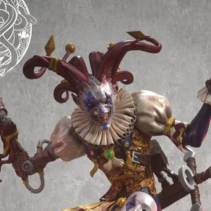 Arlequin | Resin Garage Kit Sculpture Statue | Creative Geek MB