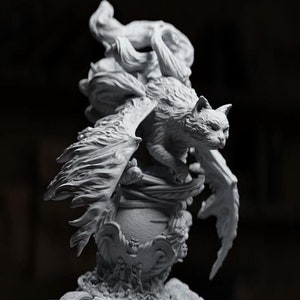 Caligo the Cat, Tressym | Tabletop or Display Scale | TTRPG Miniature | Cripta Studios