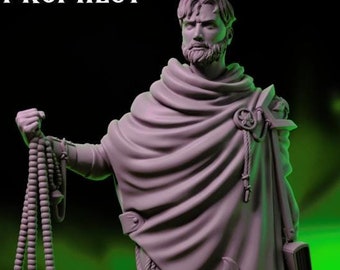 Menschenkleriker, Florianus oder Primula Violacius | Tabletop Gaming Miniatur | TPKLab | 3D Druck