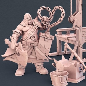 Executioner Npc Set | Tabletop Scale | D&D Ttrpg Miniature | Stl Miniatures