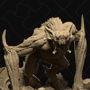 Dire Bat Monster | Tabletop Gaming Mini or Display Figure | Collective Studio