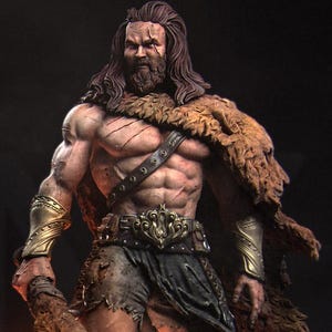Heracles, mitología griega / Estatua de resina para garaje / Miniatura de fantasía D&D TTRPG / Nerikson