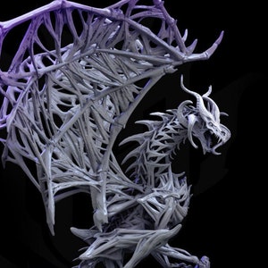 Dracolich, Undead Zombie Dragon | Tabletop Scale | TTRPG D&D Miniature | Mini Monster Mayhem