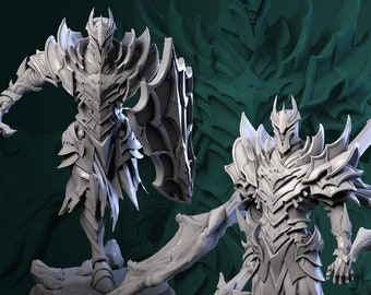 Dark Knights | Tabletop Scale | D&D Ttrpg Miniature | White Werewolf Tavern | 3D Print