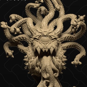 Zikur, Beholder Eye Tyrant | Tabletop Gaming Mini or Display Figure | Collective Studio | 3D Print