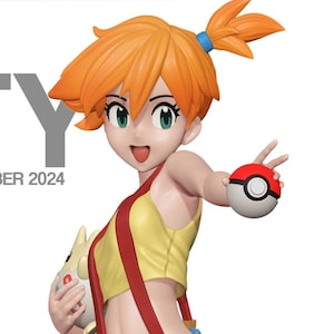 1:10 Water Gym Leader | Resin Garage Kit Figure Anime Game Fan Art | Nomnom Figures