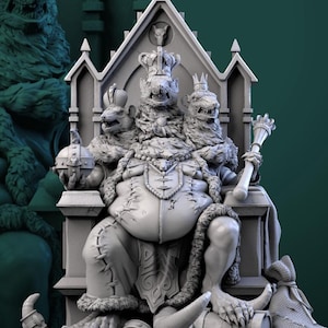 Rat King | Tabletop Scale | Ttrpg D&D Miniature | White Werewolf Tavern