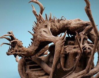 Corrupted Wyvern | TABLETOP SCALE | TTRPG Dragon Miniature | Rescale Miniatures | 3D Print